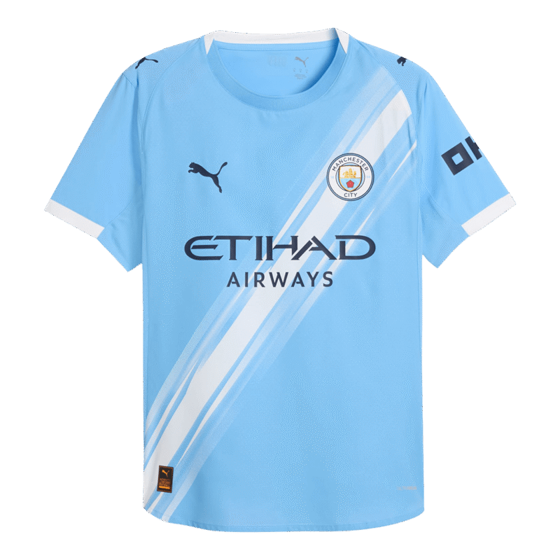 Manchester City Home Authentic Soccer Jersey 2025/26