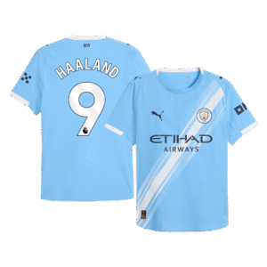HAALAND #9 Manchester City Home Authentic Soccer Jersey 2025/26
