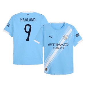 HAALAND #9 Manchester City Home Authentic Soccer Jersey 2025/26 - Club World Cup