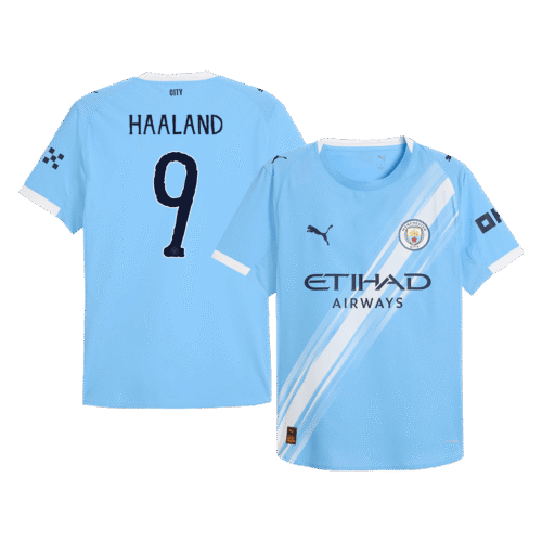 HAALAND #9 Manchester City Home Authentic Soccer Jersey 2025/26 - Club World Cup