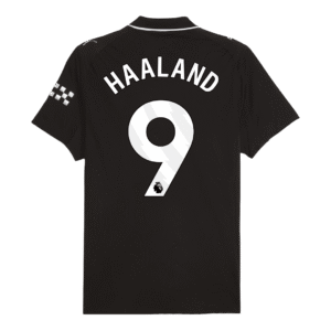 HAALAND #9 Manchester City Away Authentic Soccer Jersey 2025/26