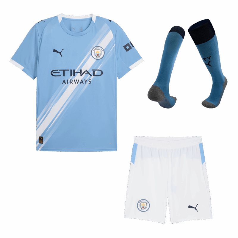 Manchester City Home Jerseys Full Kit 2025/26
