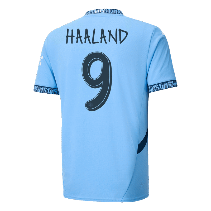 HAALAND #9 Manchester City Home Soccer Jersey 2024/25 - UCL