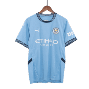 DE BRUYNE #17 Manchester City Home Soccer Jersey 2024/25 - UCL