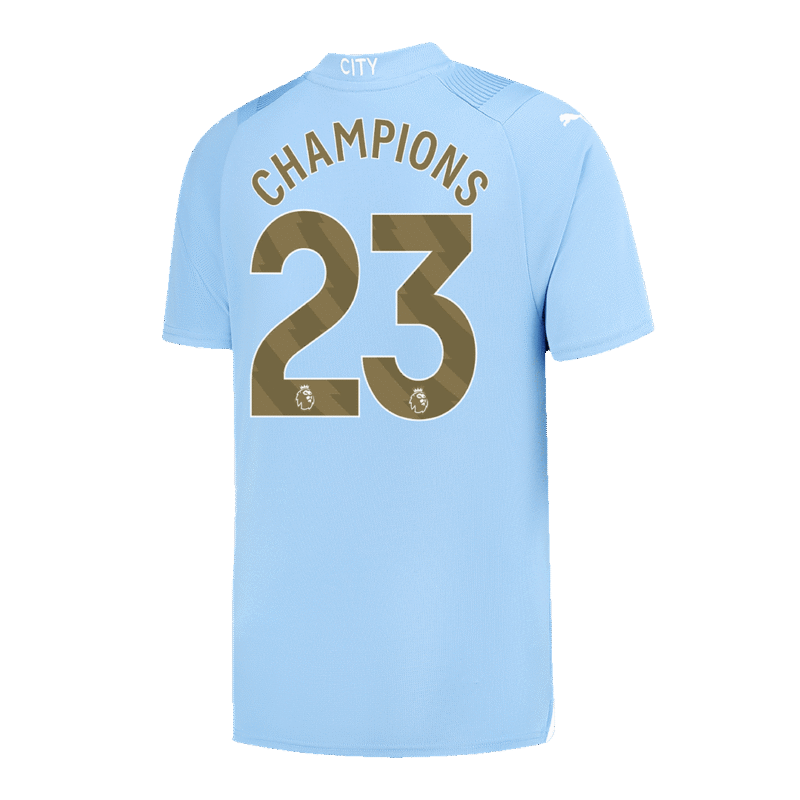 CHAMPIONS #23 Manchester City Home Jersey 2023/24