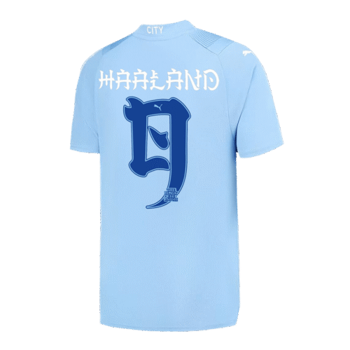 HAALAND #9 Manchester City Japanese Tour Printing Home Jersey 2023/24