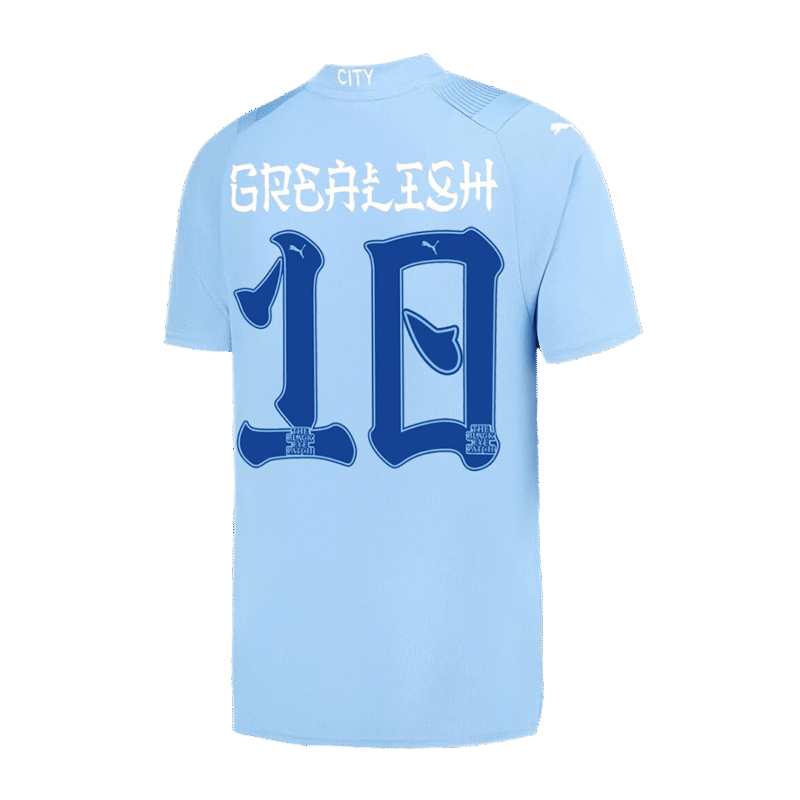 GREALISH #10 Manchester City Japanese Tour Printing Home Jersey 2023/24