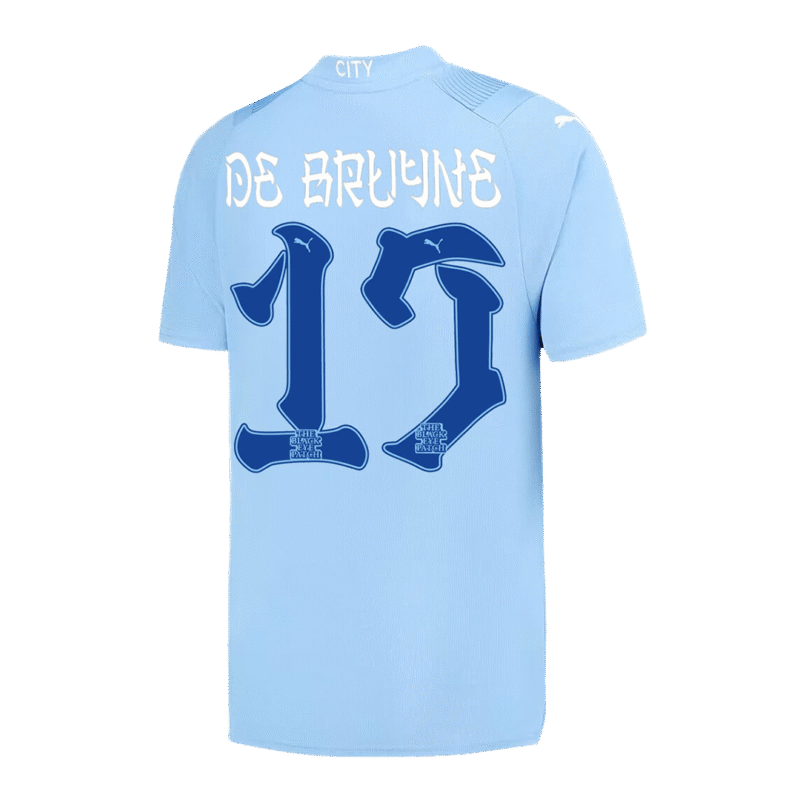 DE BRUYNE #17 Manchester City Japanese Tour Printing Home Jersey 2023/24