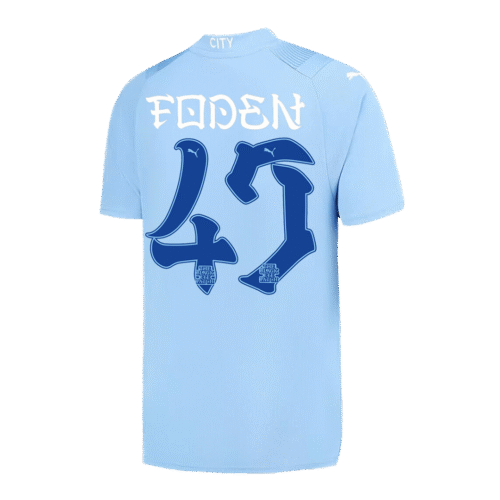 FODEN #47 Manchester City Japanese Tour Printing Home Jersey 2023/24