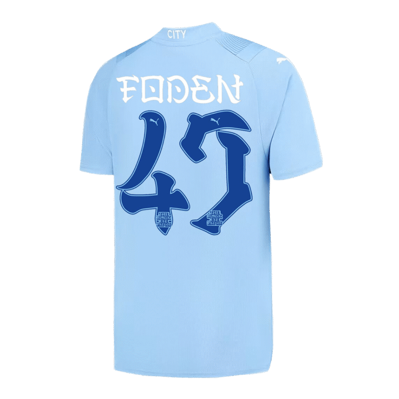 FODEN #47 Manchester City Japanese Tour Printing Home Jersey 2023/24
