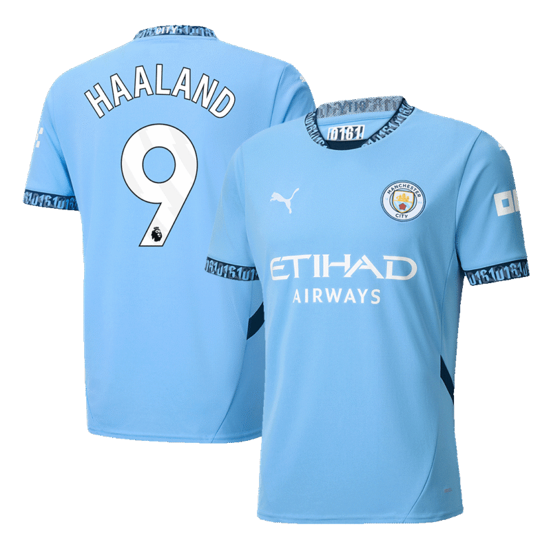 HAALAND #9 Manchester City Home Soccer Jersey 2024/25
