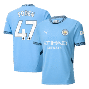 FODEN #47 Manchester City Home Soccer Jersey 2024/25