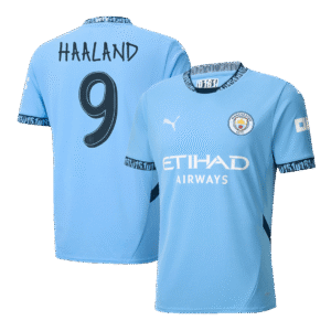 HAALAND #9 Manchester City Home Soccer Jersey 2024/25 - UCL