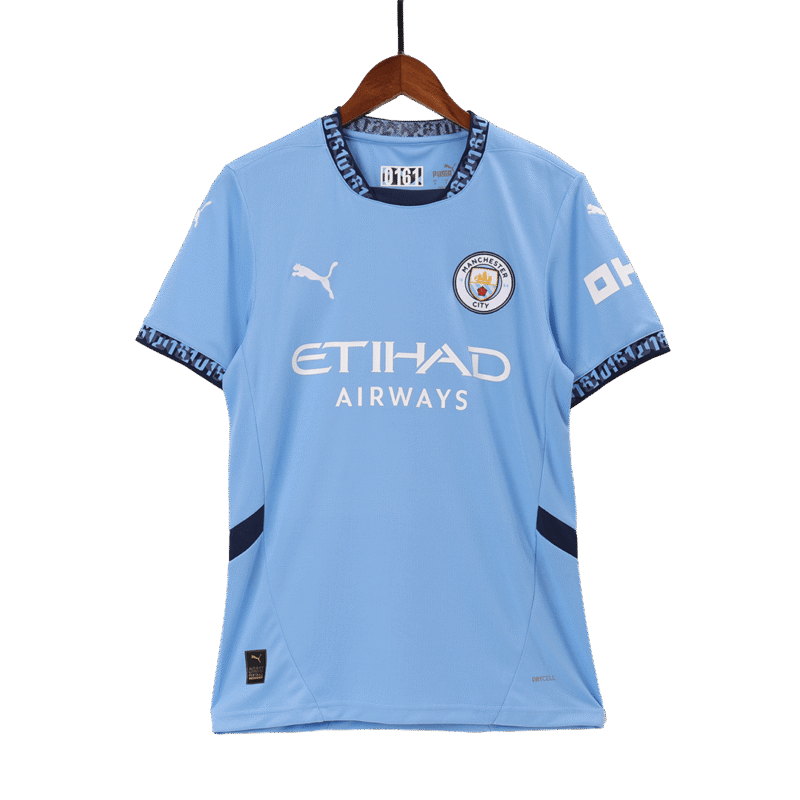 MARMOUSH #7 Manchester City Home Soccer Jersey 2024/25 - UCL