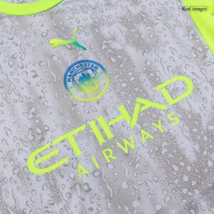 Kid's Manchester City Third Kit(Jersey+Shorts+Socks) 25/26 Gray