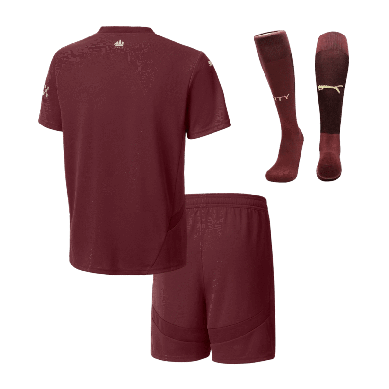 Manchester City Third Away Kids Soccer Jerseys Full Kit 2024/25