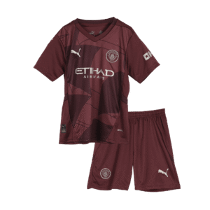 Manchester City Third Away Kids Soccer Jerseys Full Kit 2024/25