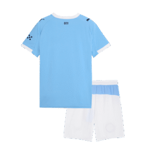 Manchester City Home Kids Soccer Jerseys Kit 2025/26