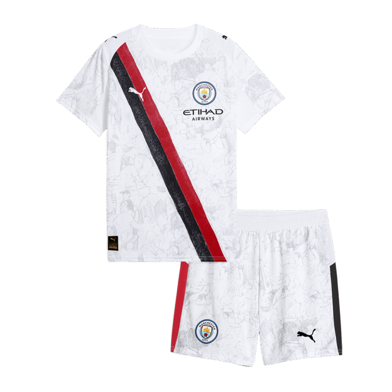 Manchester City KidSuper Kids Soccer Jerseys Kit 2025/26 - Club World Cup