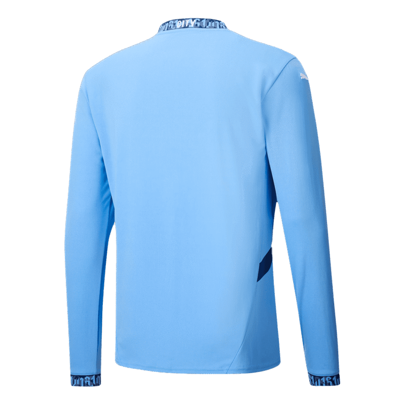 Manchester City Home Long Sleeve Soccer Jersey 2024/25