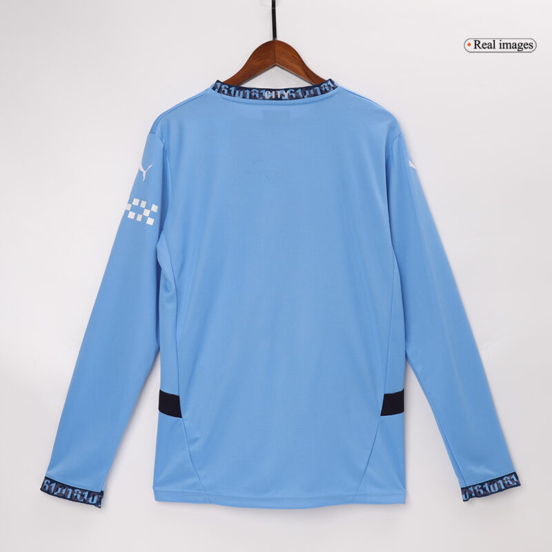 Manchester City Home Long Sleeve Soccer Jersey 2024/25