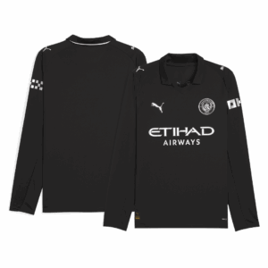 Manchester City Away Long Sleeve Soccer Jersey 2025/26