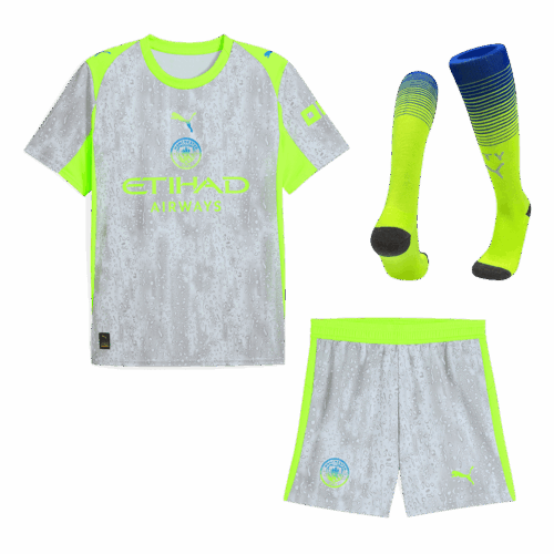 Manchester City Third Away Soccer Jersey Kit 2025/26