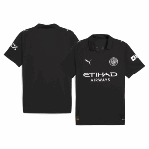 Manchester City Away Soccer Jersey 2025/26 Black