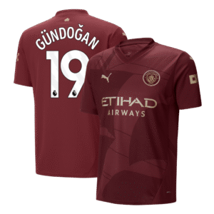 GÜNDOĞAN #19 Manchester City Third Away Soccer Jersey 2024/25