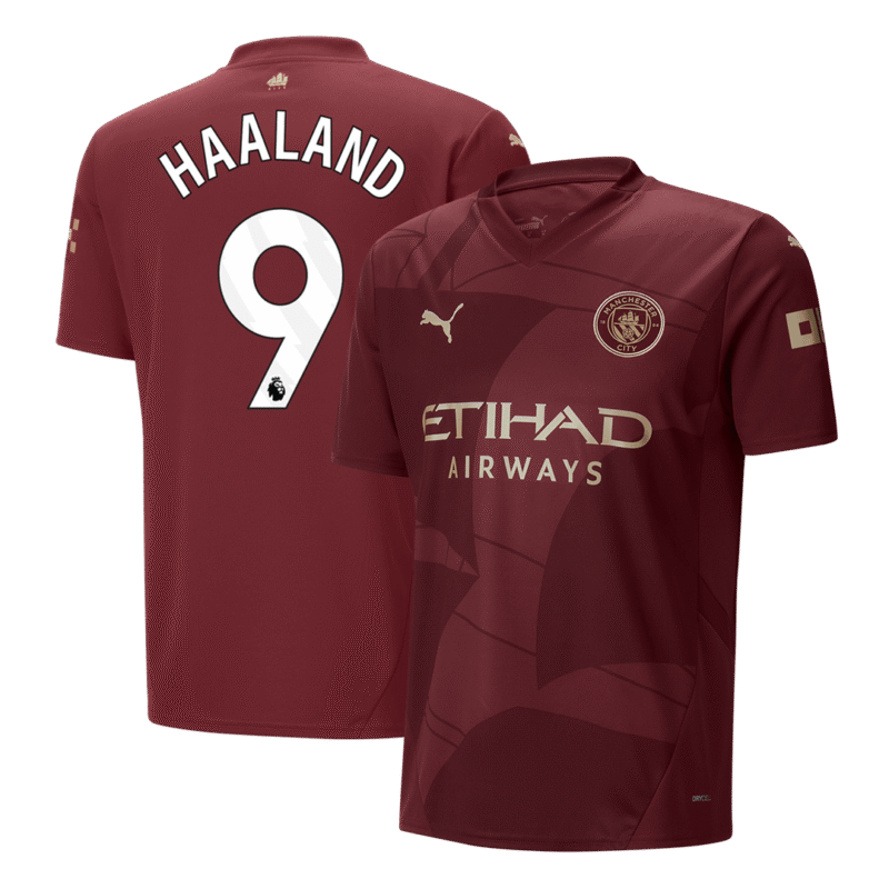 HAALAND #9 Manchester City Third Away Soccer Jersey 2024/25