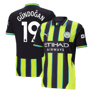 GÜNDOĞAN #19 Manchester City Away Soccer Jersey 2024/25