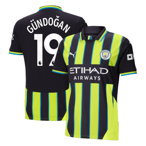 GÜNDOĞAN #19 Manchester City Away Soccer Jersey 2024/25