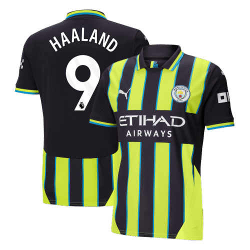 HAALAND #9 Manchester City Away Soccer Jersey 2024/25