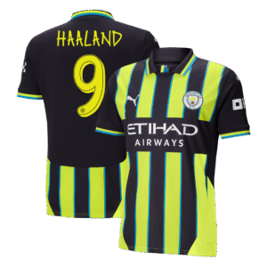 HAALAND #9 Manchester City Away Soccer Jersey 2024/25 - UCL