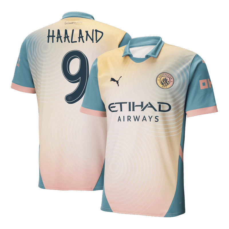 HAALAND #9 Manchester City Fourth Away Soccer Jersey 2024/25 - Definitely City