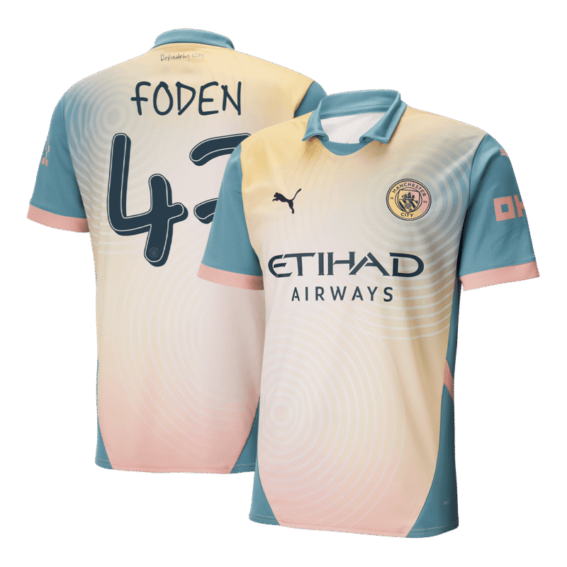FODEN #47 Manchester City Fourth Away Soccer Jersey 2024/25 - Definitely City