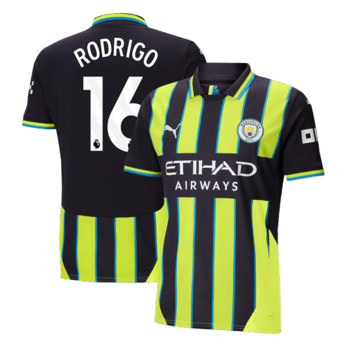 RODRIGO #16 Manchester City Away Soccer Jersey 2024/25