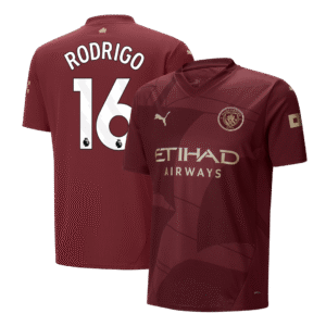 RODRIGO #16 Manchester City Third Away Soccer Jersey 2024/25