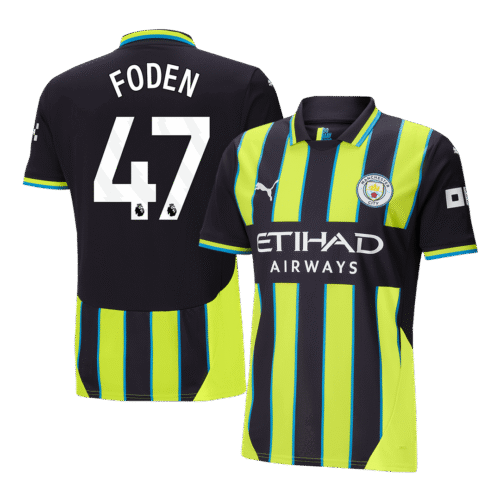 FODEN #47 Manchester City Away Soccer Jersey 2024/25