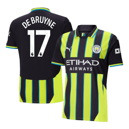 DE BRUYNE #17 Manchester City Away Soccer Jersey 2024/25