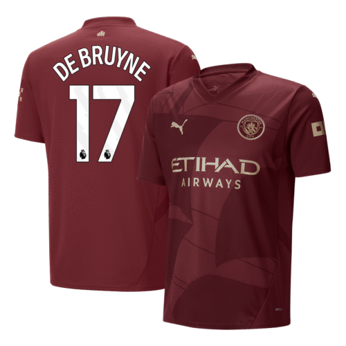 DE BRUYNE #17 Manchester City Third Away Soccer Jersey 2024/25