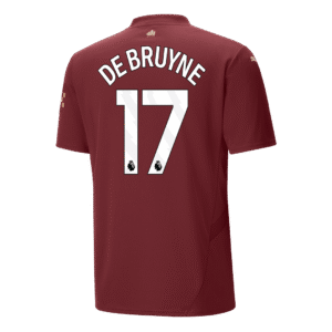 DE BRUYNE #17 Manchester City Third Away Soccer Jersey 2024/25