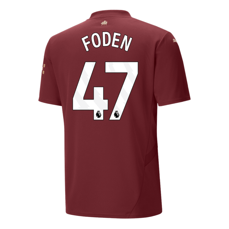 FODEN #47 Manchester City Third Away Soccer Jersey 2024/25