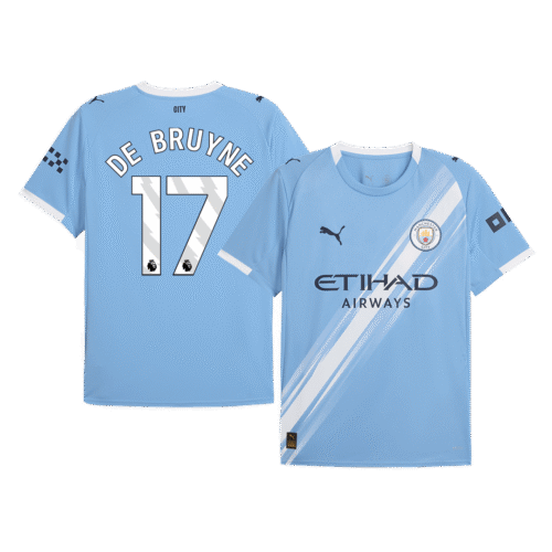 DE BRUYNE #17 Manchester City Home Soccer Jersey 2025/26
