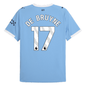 DE BRUYNE #17 Manchester City Home Soccer Jersey 2025/26