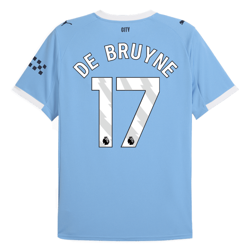 DE BRUYNE #17 Manchester City Home Soccer Jersey 2025/26