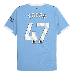 FODEN #47 Manchester City Home Soccer Jersey 2025/26