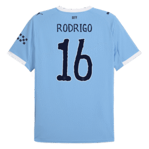 RODRIGO #16 Manchester City Home Soccer Jersey 2025/26 - Club World Cup