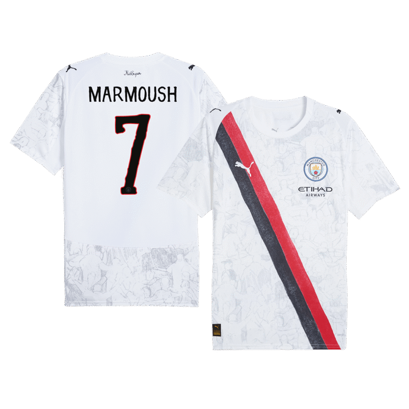 MARMOUSH #7 Manchester City KidSuper Soccer Jersey 2025/26 - Club World Cup