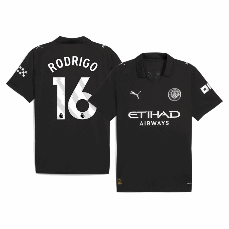 598804_1 RODRIGO #16 Manchester City Away Soccer Jersey 2025/26